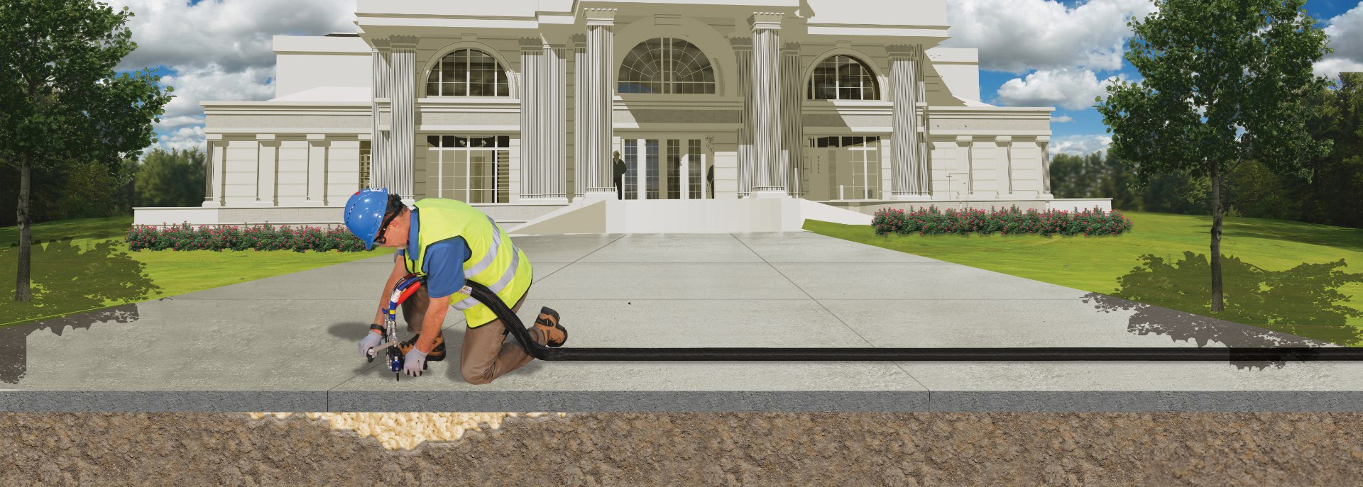 Foundation stabilization and repair work